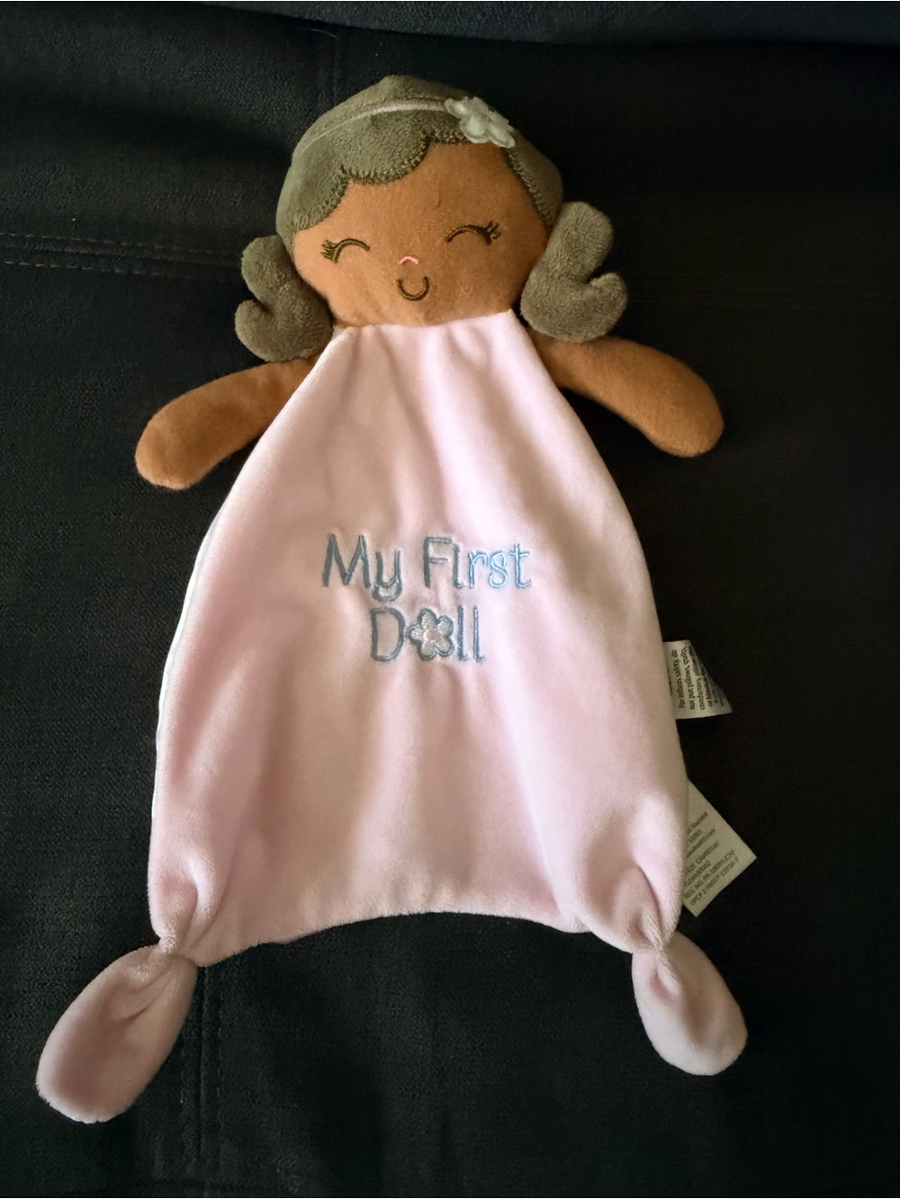 Baby Starters My First Doll Pink Brown Plush Lovey